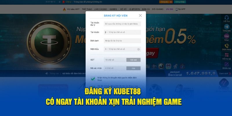Đăng Ký Kubet88